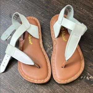 Salt Water White Thong Sandals